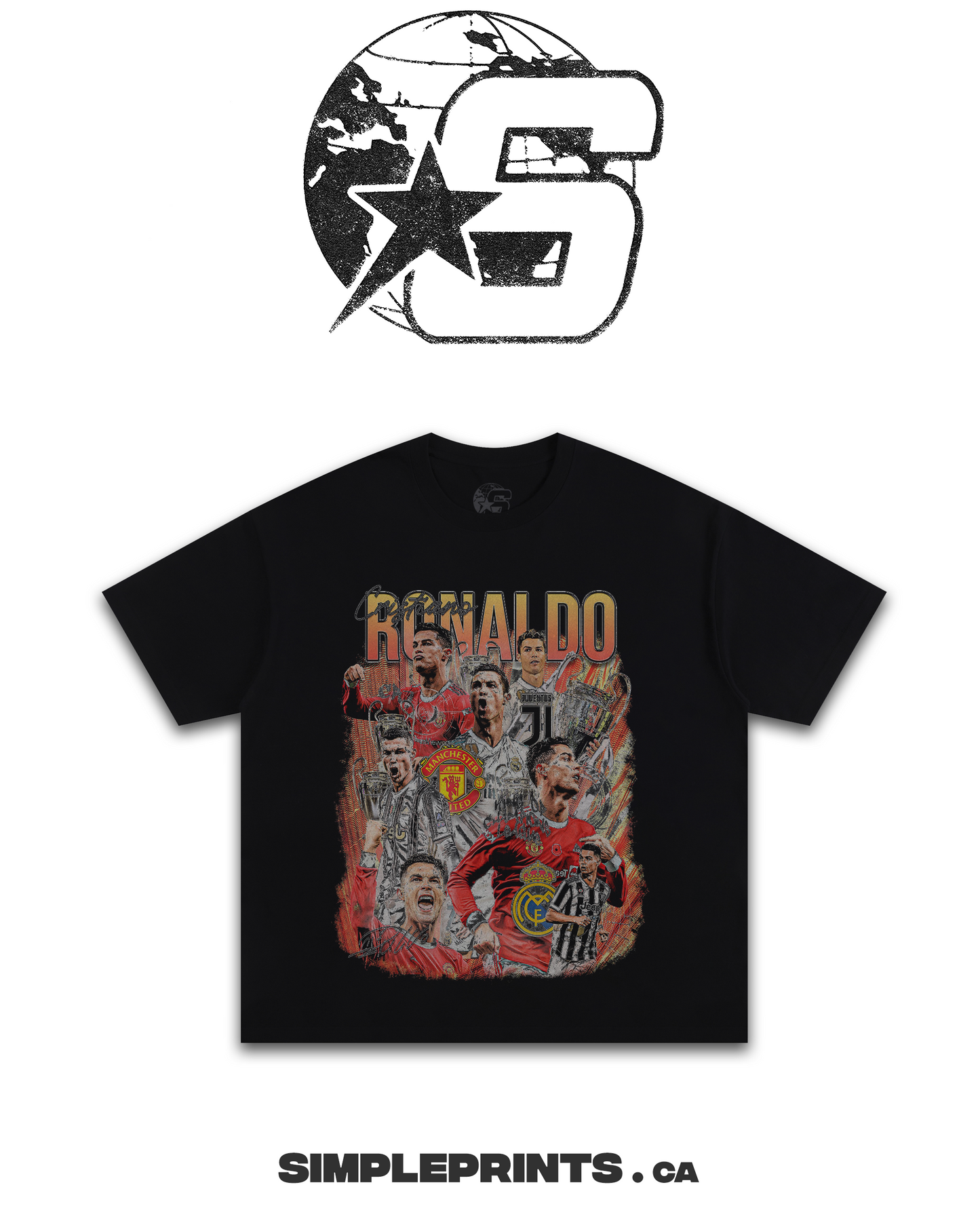 Cristiano Ronaldo Graphic T-Shirt - Velora Luxury Fashion
