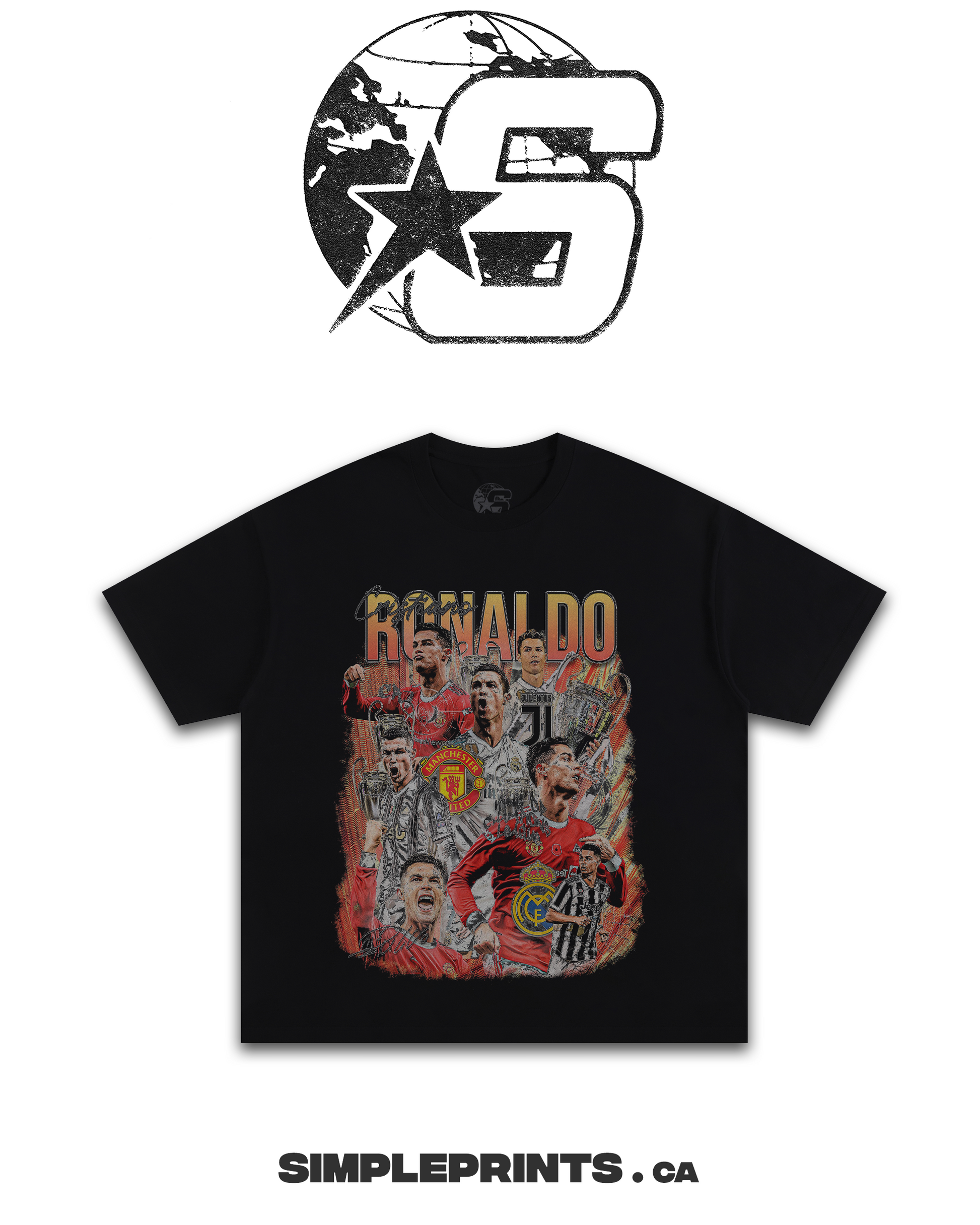 Cristiano Ronaldo Graphic T-Shirt - Velora Luxury Fashion