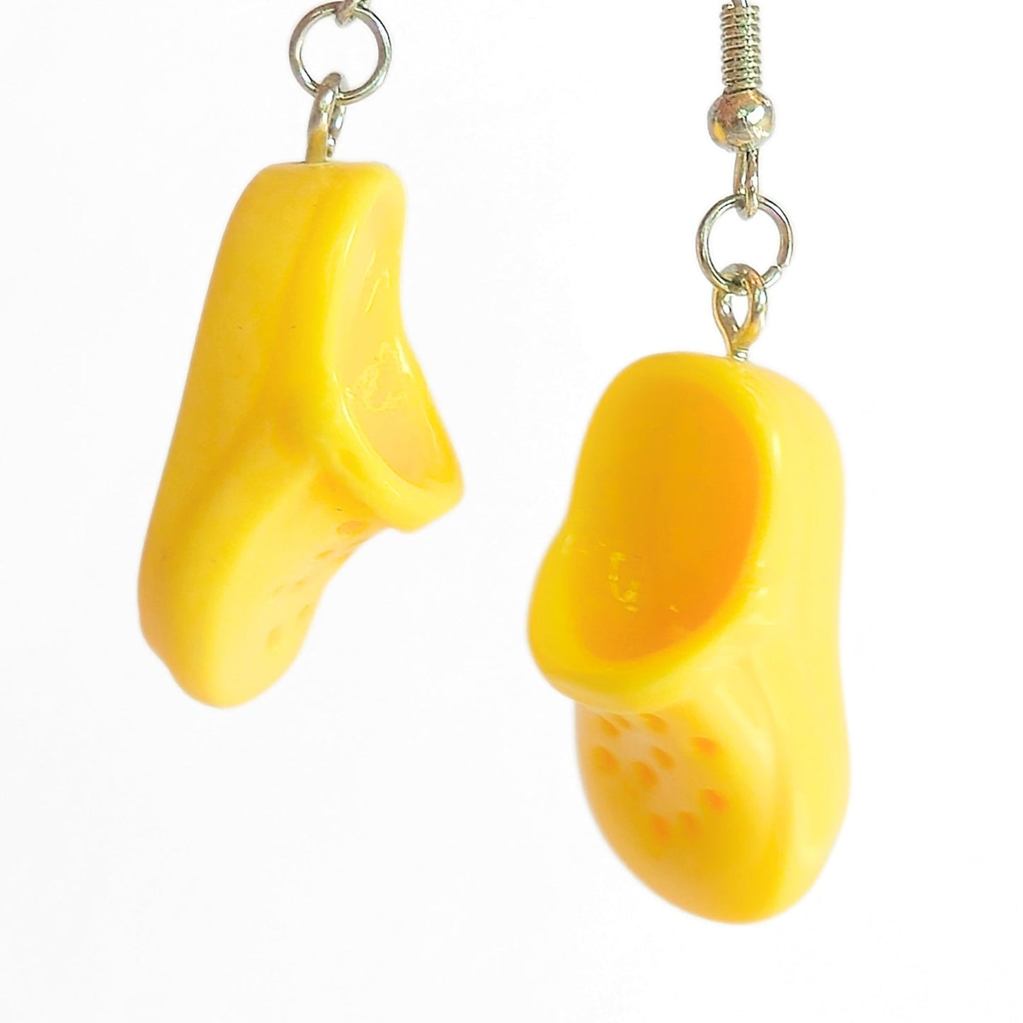 Croc-Tastic Earrings (Yellow) - Velora