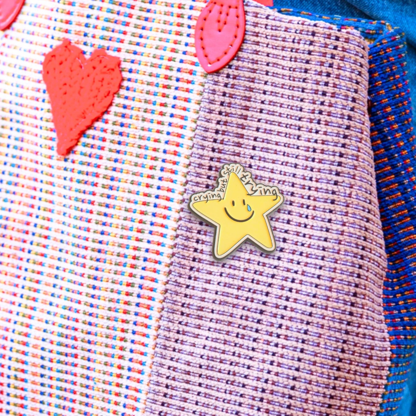 Crying But Still Trying | Collectible Pin - Velora