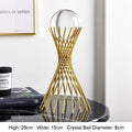Crystal Ball-Golden Ornament - Velora Luxury Fashion