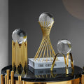 Crystal Ball-Golden Ornament - Velora Luxury Fashion