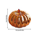Crystal Glass Pumpkin Lamp - Velora Luxury Fashion