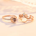Custom Pet Photo Tiara Crown Ring - Velora Luxury Fashion