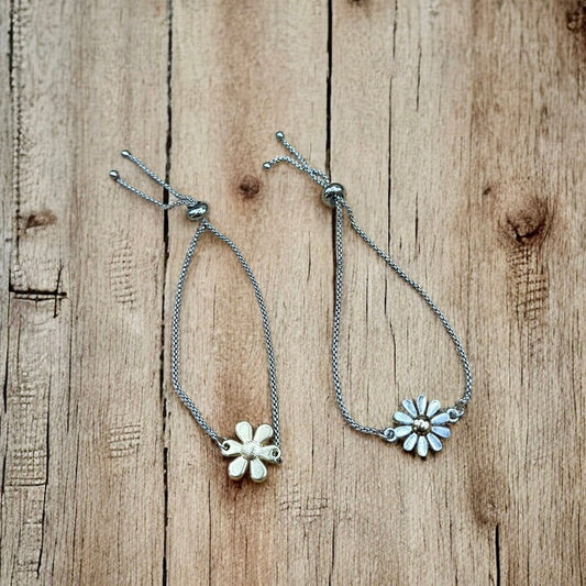 Adjustable Bracelet - Daisy - Velora