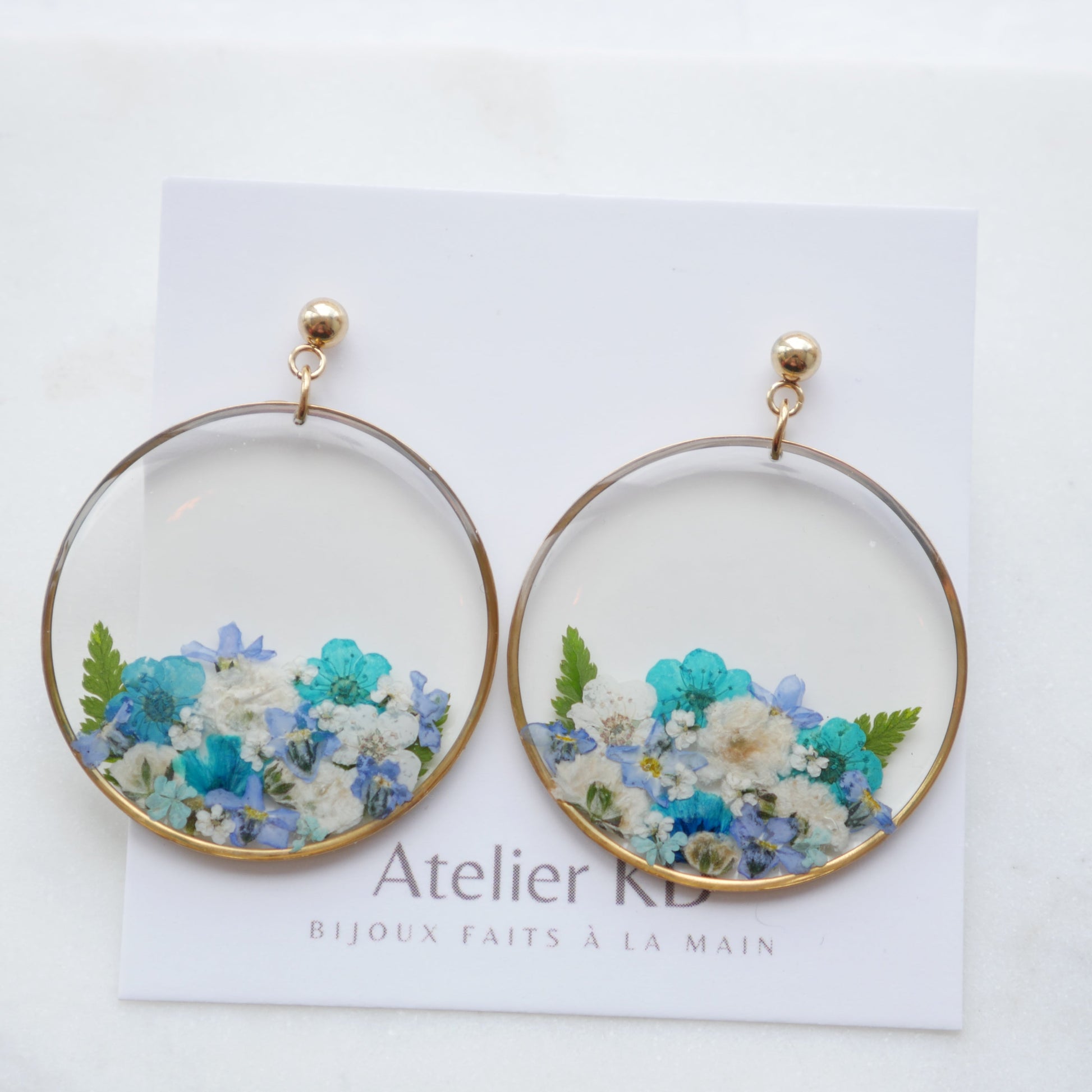 Boucles d’oreilles bouquet - rond - Velora