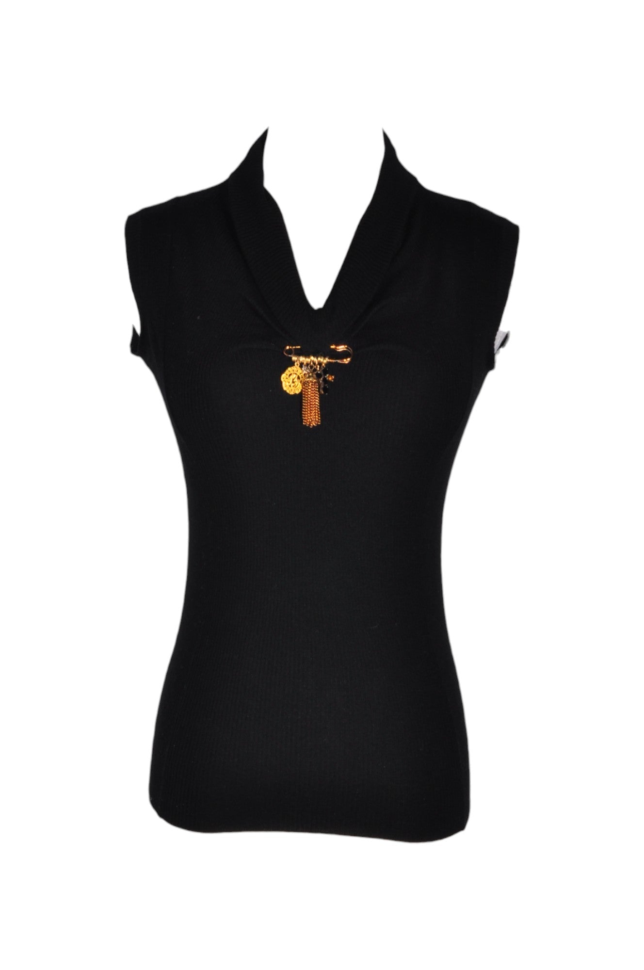 DOLCE & GABBANA Women Knit Tops Regular fit in Black - S - Velora Luxury Fashion