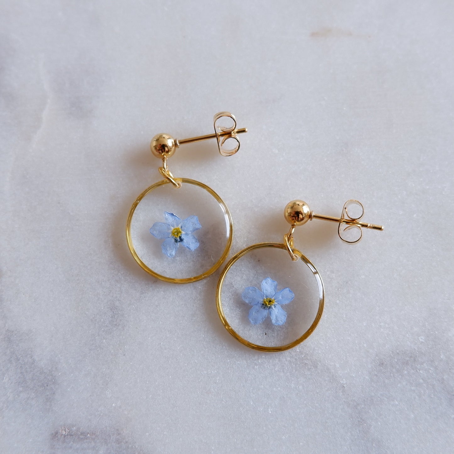 Boucles d’oreilles mia - rond moyen (16mm) - Velora