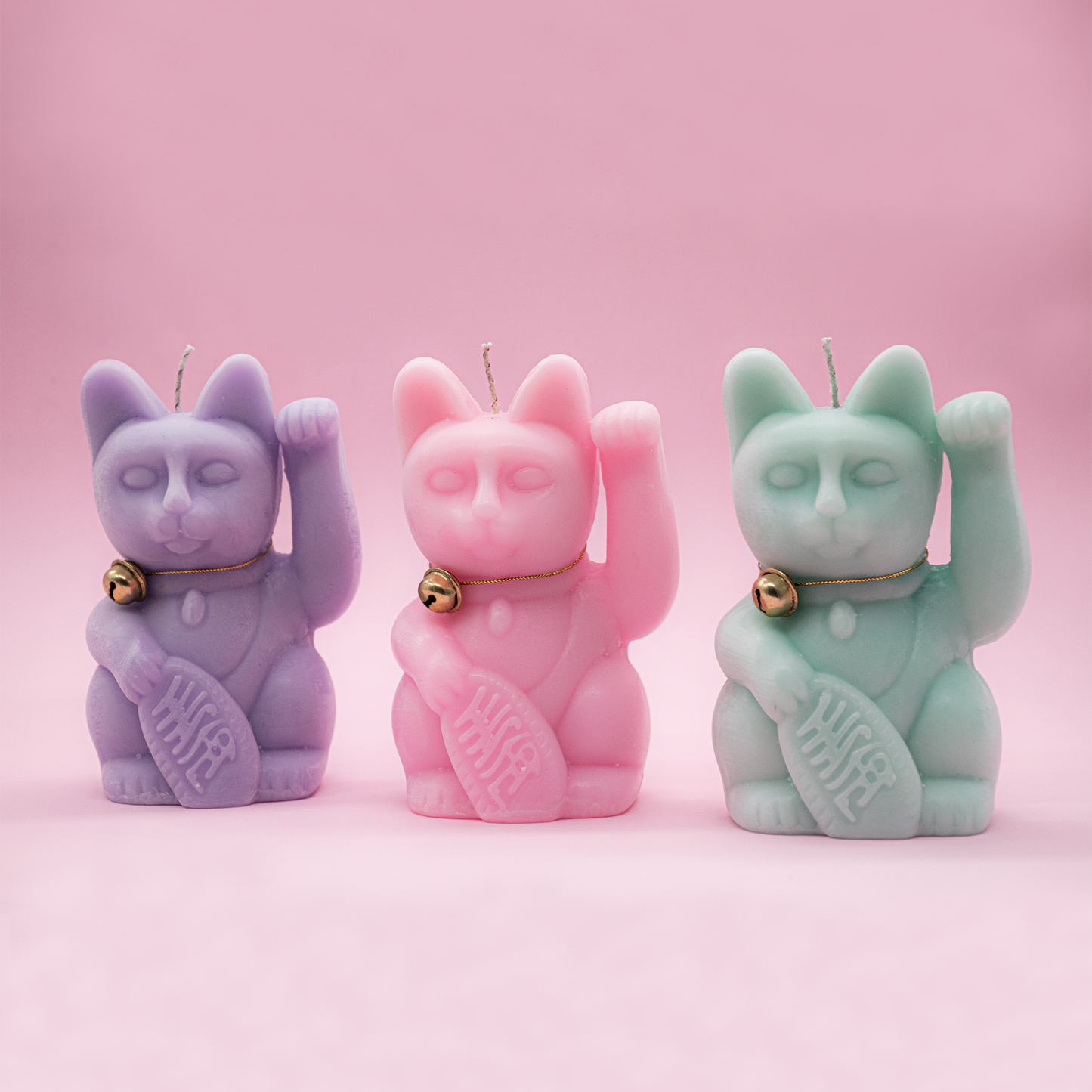 Mint Neko - Lucky Cat Candle