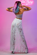 Swan White Skirt - Velora Luxury Fashion