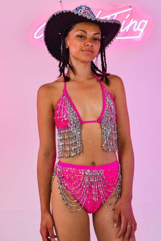 Mandy pink bikini Set - Velora Luxury Fashion