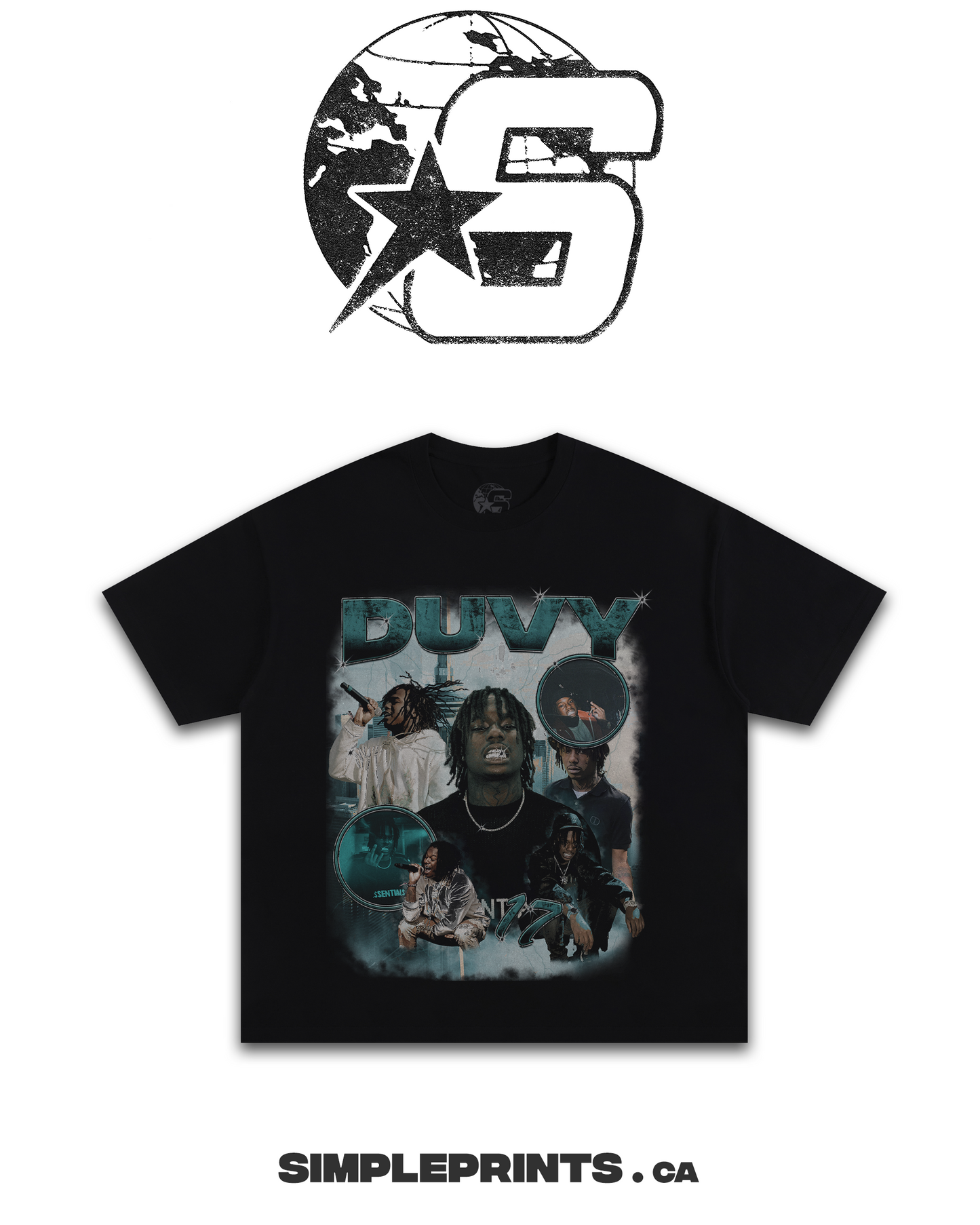 DUVY GRAPHIC T-SHIRT - Velora Luxury Fashion