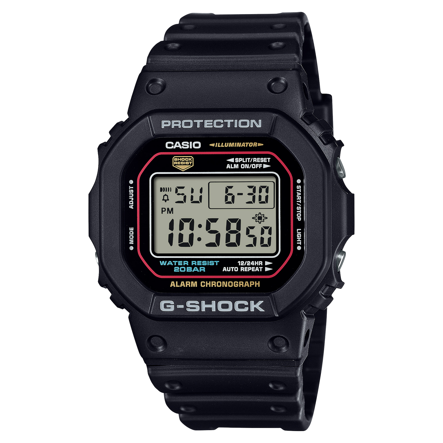 CASIO G-Shock Digital 5600 Series Black | DW5600RL-1