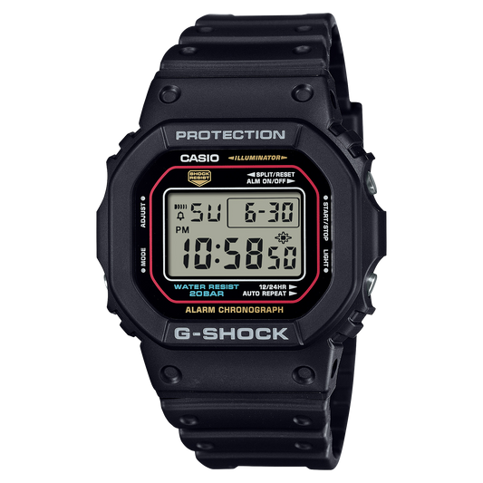 CASIO G-Shock Digital 5600 Series Black | DW5600RL-1