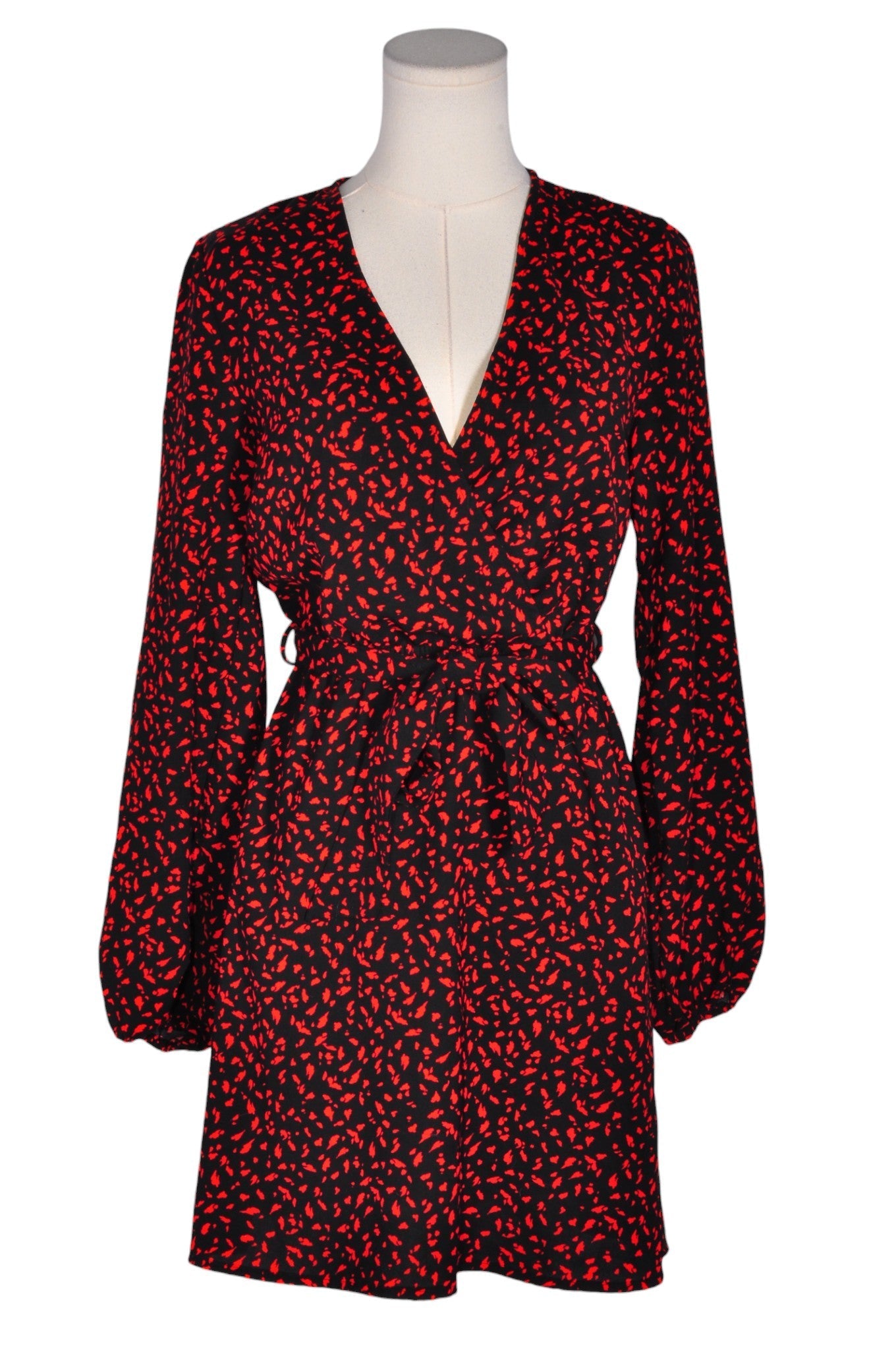 DYNAMITE Women Wrap Dresses Regular fit in Red - XS - Velora Luxury Fashion