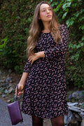Daisie Floral Stretch Fit & Flare Dress - Velora Luxury Fashion