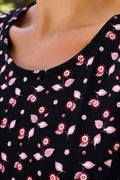 Daisie Floral Stretch Fit & Flare Dress - Velora Luxury Fashion