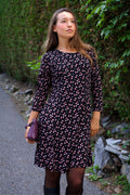 Daisie Floral Stretch Fit & Flare Dress - Velora Luxury Fashion