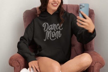 Dance Mom Rhinestone T-Shirt – Sparkly Dance Mom Life Bling Tee | Blingdazzel