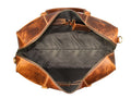 Dawson Leather Travel Bag - Walnut Brown - Velora Luxury Fashion