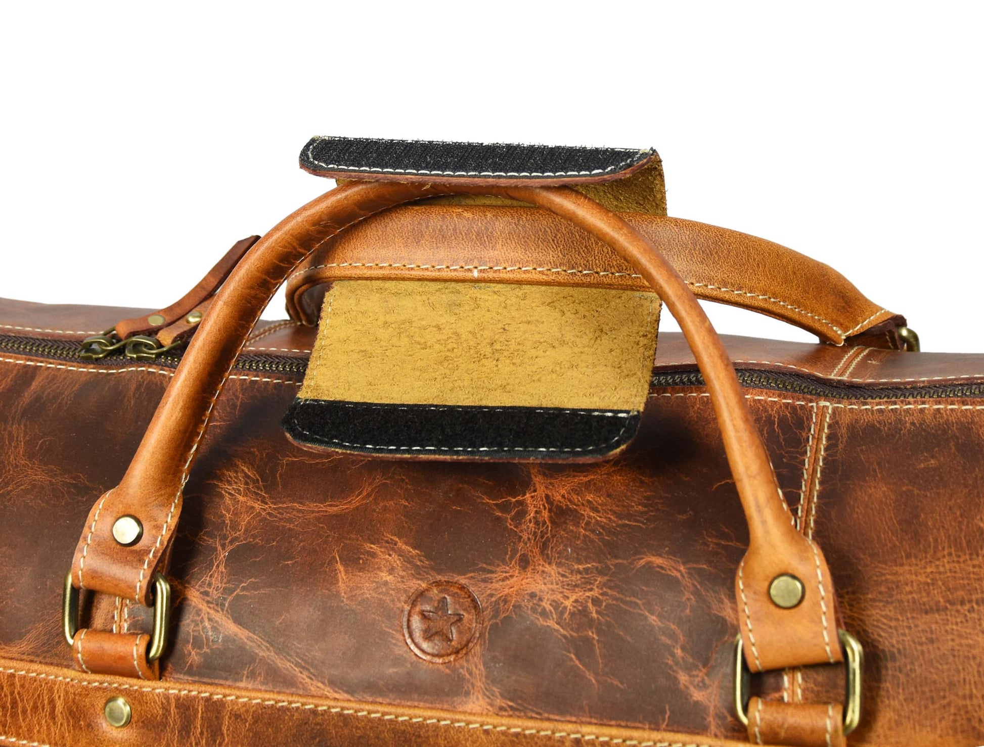 Dawson Leather Travel Bag - Walnut Brown - Velora Luxury Fashion