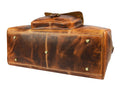 Dawson Leather Travel Bag - Walnut Brown - Velora Luxury Fashion