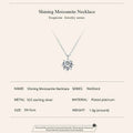 Dazzling 0.8ct Moissanite Sterling Silver Pendant Necklace - Velora Luxury Fashion