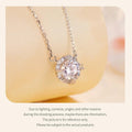 Dazzling Diamond Alternative: 1ct Moissanite Sterling Silver Pendant Necklace - Velora Luxury Fashion