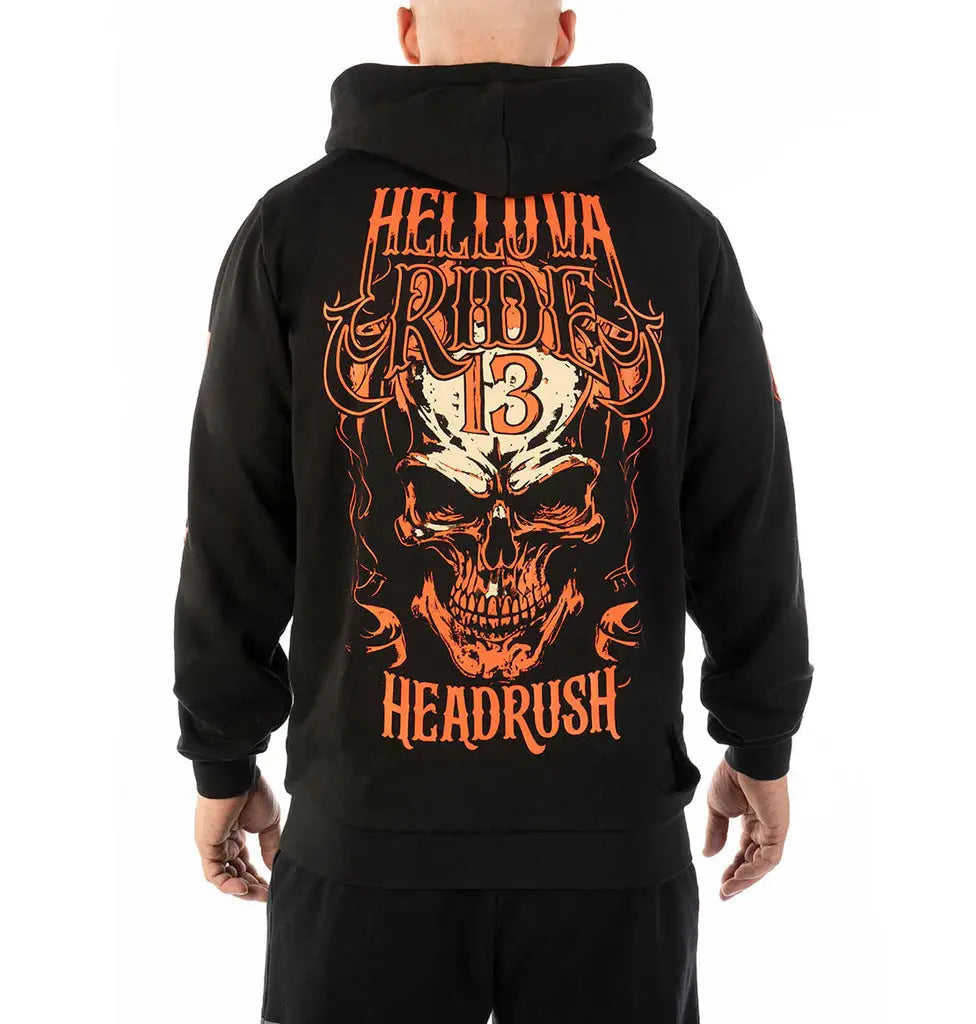 Death Ride Zip Up Hoodie - Velora Luxury Fashion