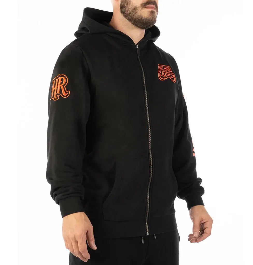 Death Ride Zip Up Hoodie - Velora Luxury Fashion