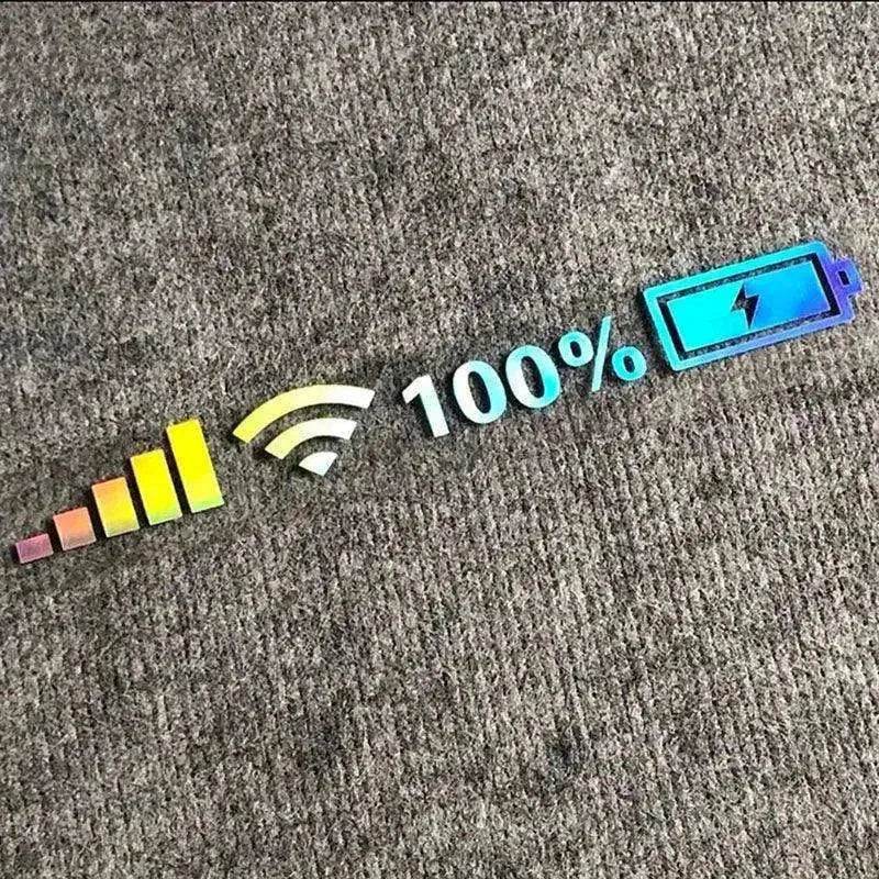 Decorative Accessories Decals Cars Windshield Stickers WiFi Signal - Velora