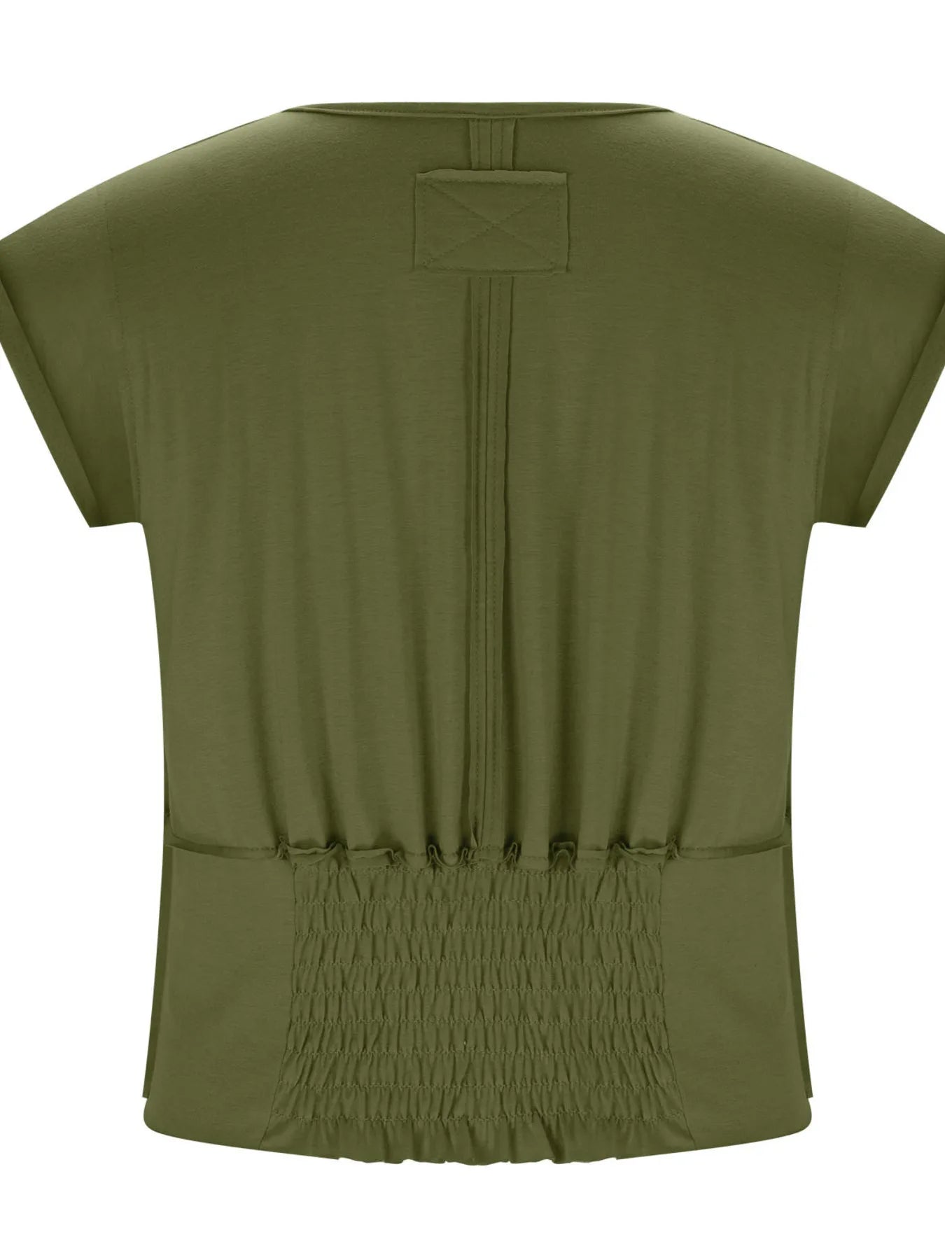 Deep V-Neck Cropped T-Shirt - Velora Luxury Fashion