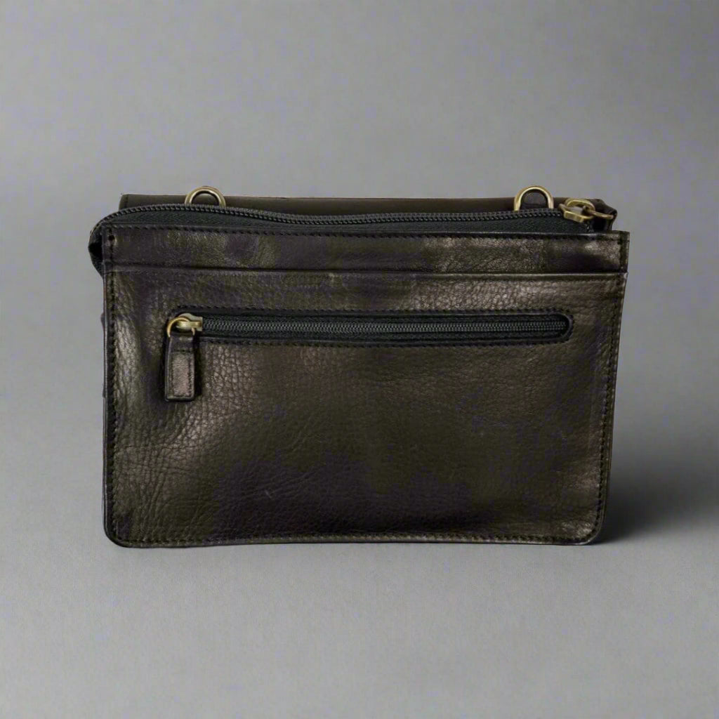 Derek Alexander Deluxe Leather Organizer Clutch Purse - Velora Luxury Fashion