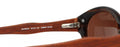 Diagram Amber Wood Womens Round Full Rim Sunglasses - Velora Luxury Fashion