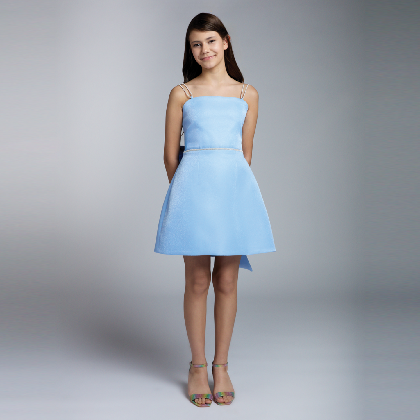 Diamond Glow Girls Formal Dress - Velora Luxury Fashion