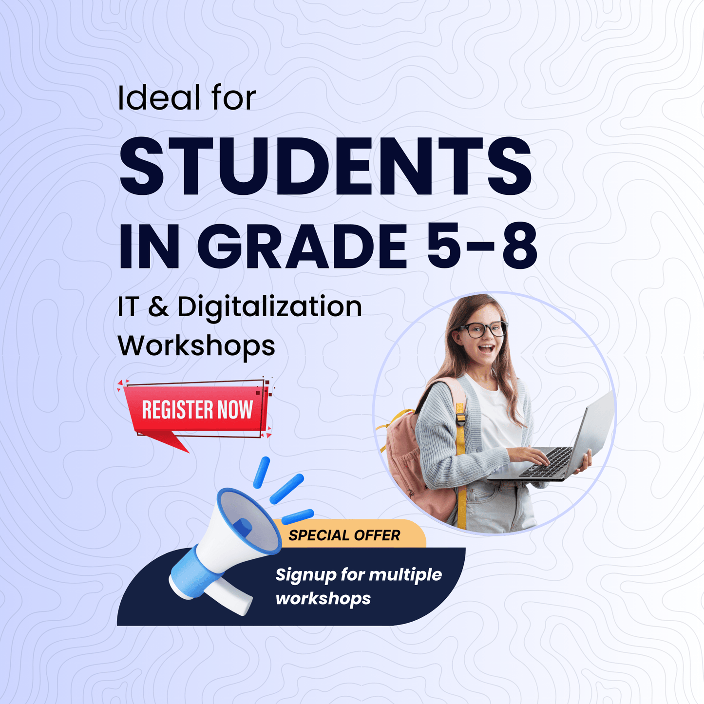 Digital Literacy Live Online Workshop for Grade 5-10 Students - Velora Luxury Fashion