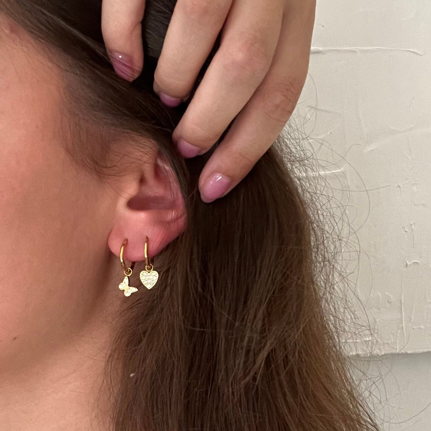 Sparkling Huggies Earrings