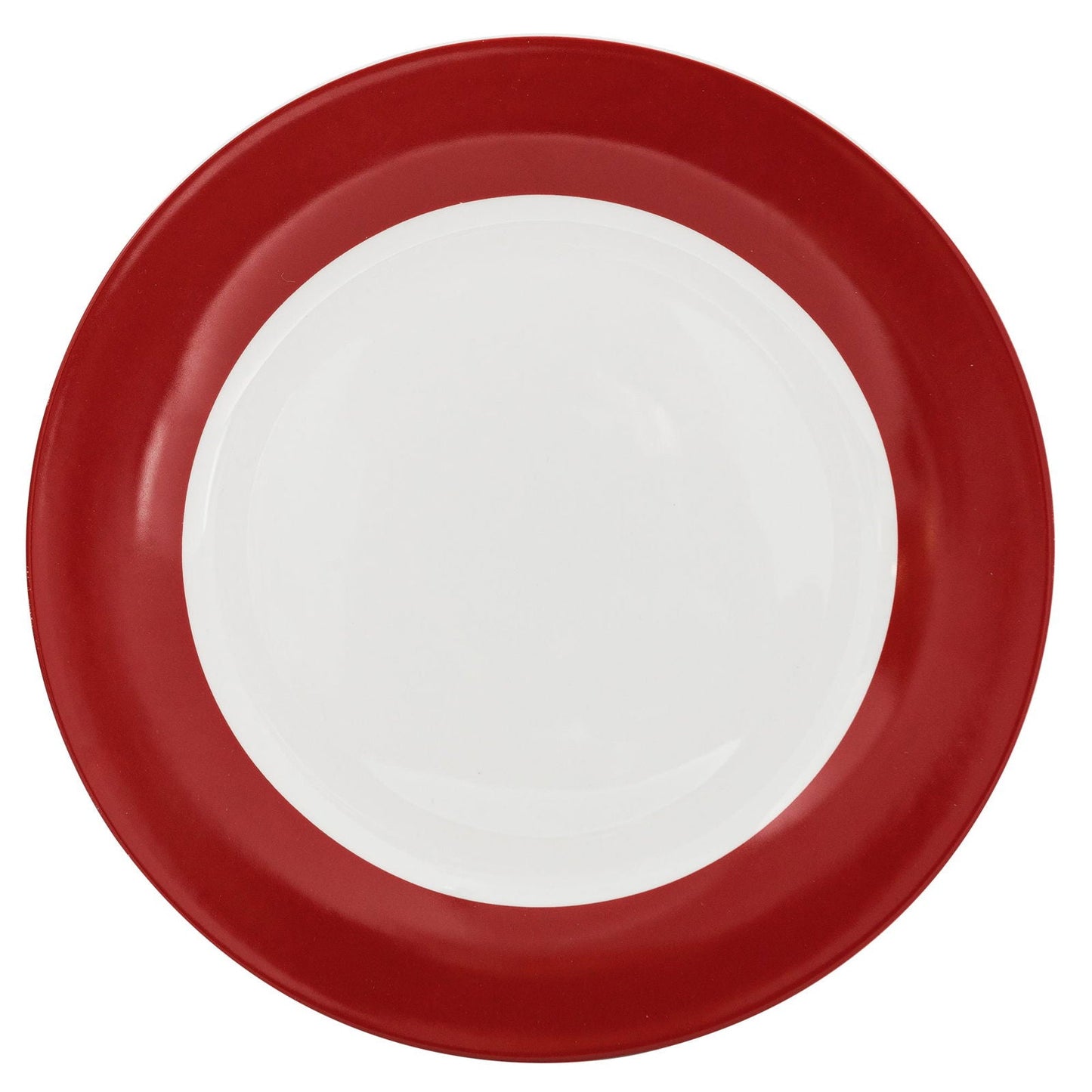 Dinnerware 12 Piece Rimmed Porcelain - Rouge - Velora Luxury Fashion