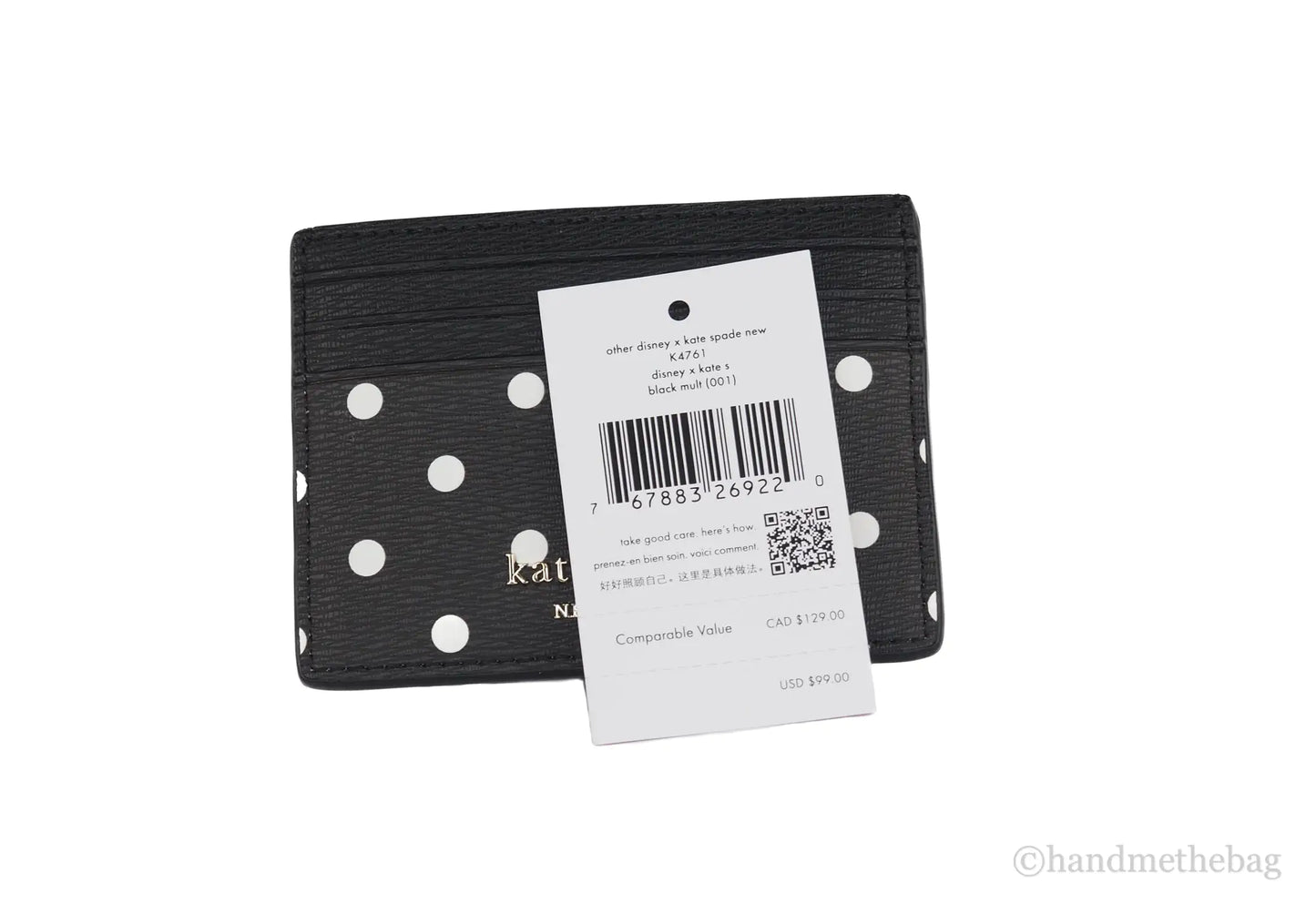 Disney Kate Spade Minnie Mouse Card Holder - Velora Luxury Fashion