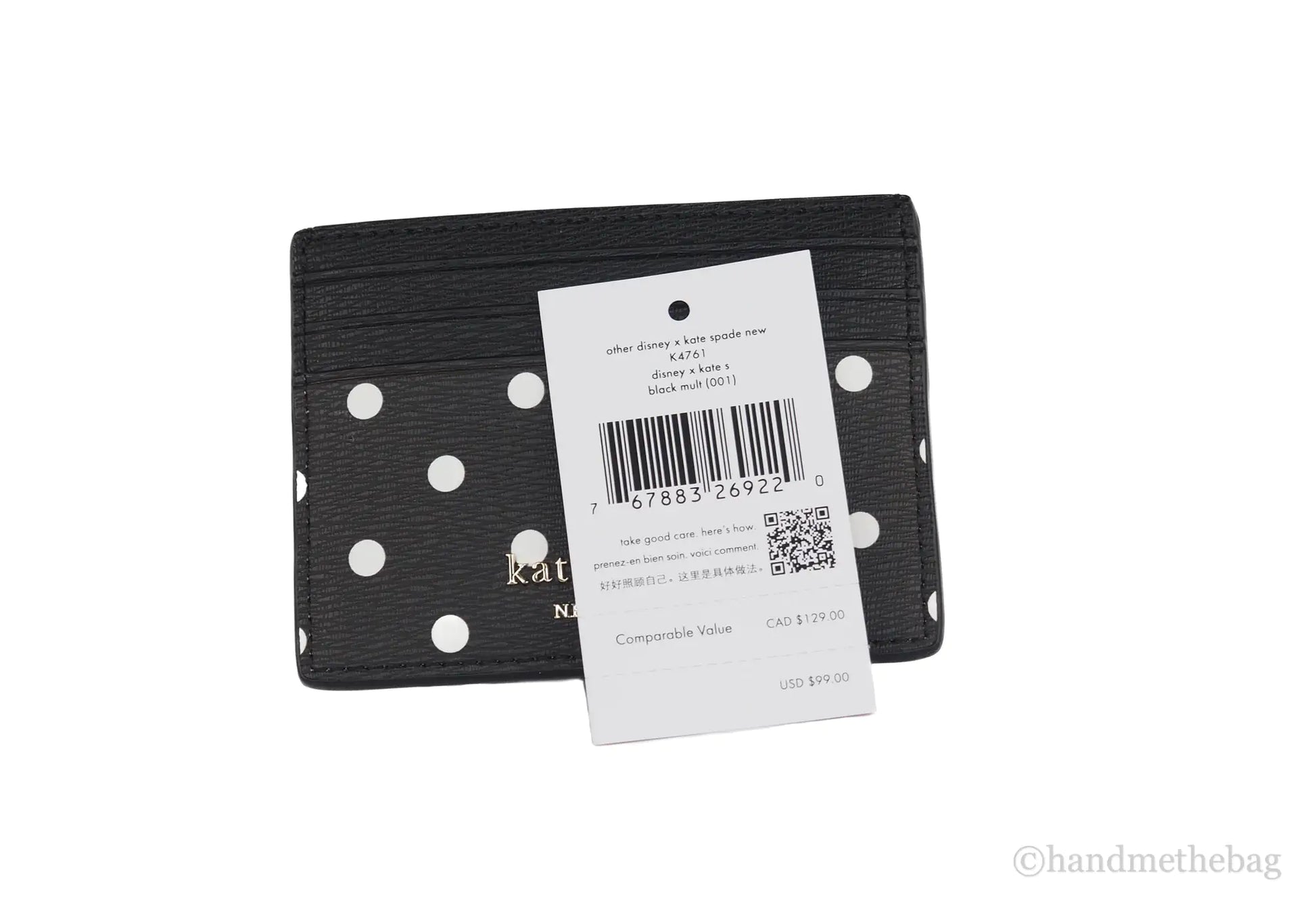 Disney Kate Spade Minnie Mouse Card Holder - Velora Luxury Fashion