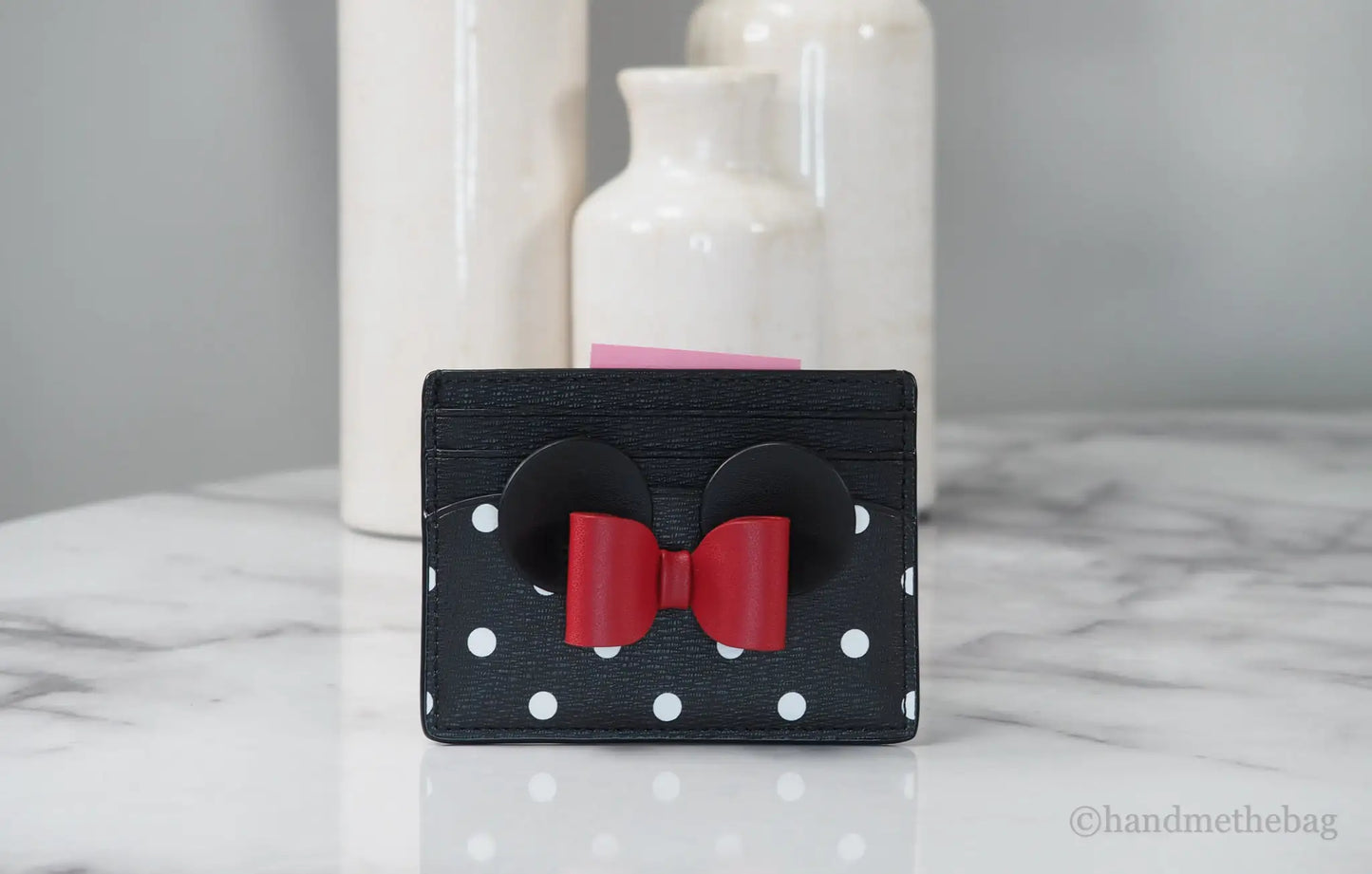 Disney Kate Spade Minnie Mouse Card Holder - Velora Luxury Fashion