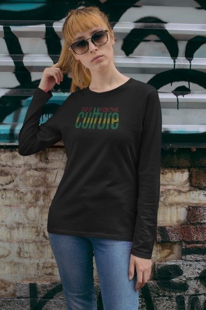 Do It For The Culture Rhinestone Shirt – Bold Statement Sparkle Bling Tee | Blingdazzel