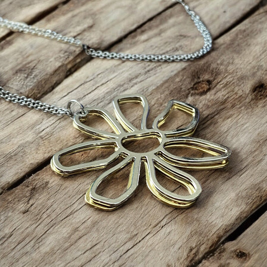 Double Flower Necklace - Velora Luxury Fashion