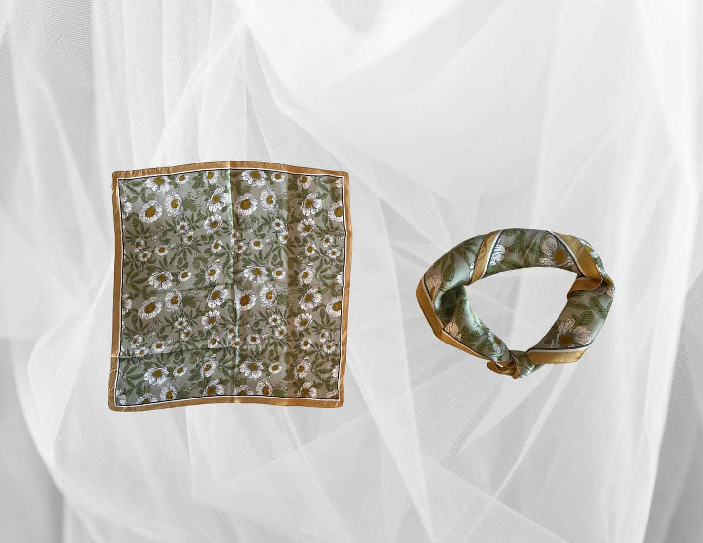 Forsters Finery Mulberry Silk Scarves. 26x26 inches Square - Velora