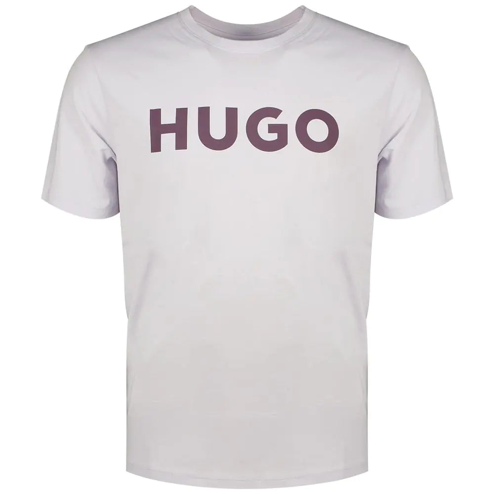 HUGO Emblem Short Sleeve Tee in Icy Lilac XL