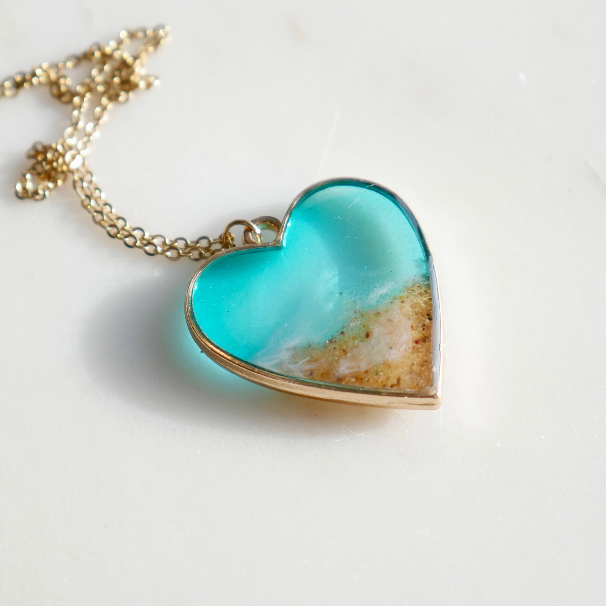 Collier Tulum - coeur (grand) - Velora