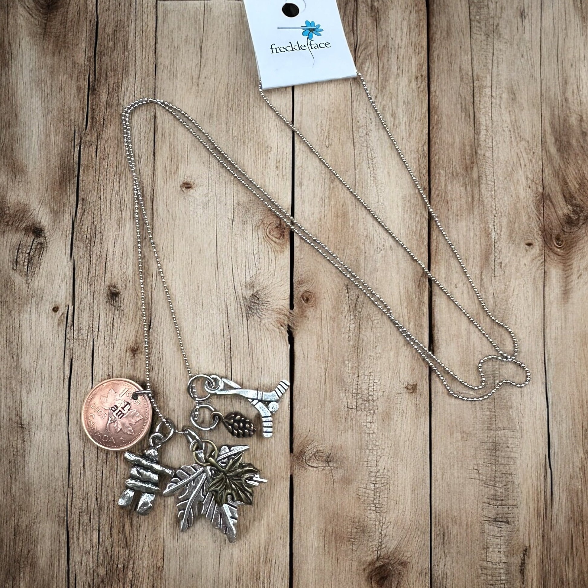 I AM CANADIAN Penny Necklace - Velora