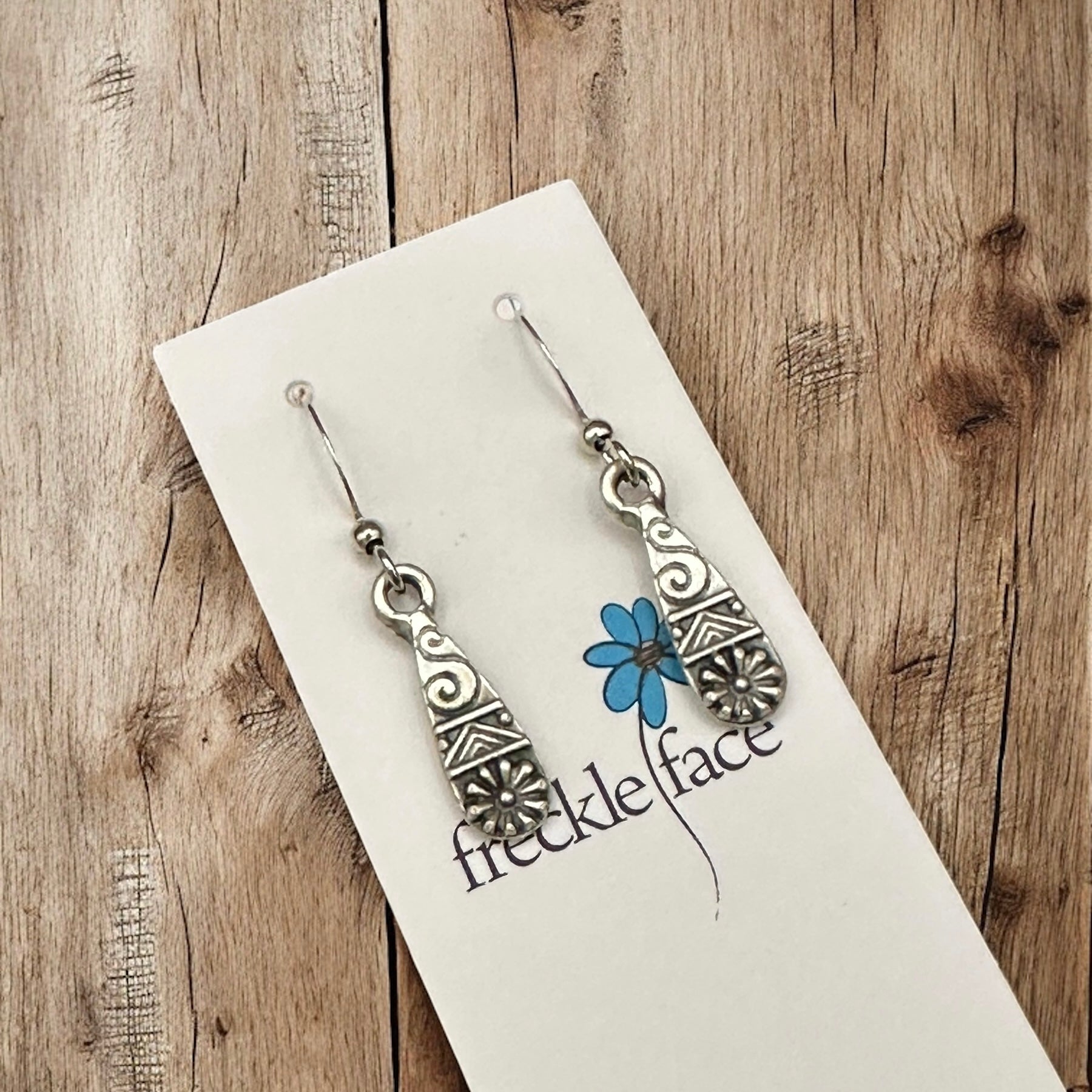 Detailed Drop Earrings - Velora