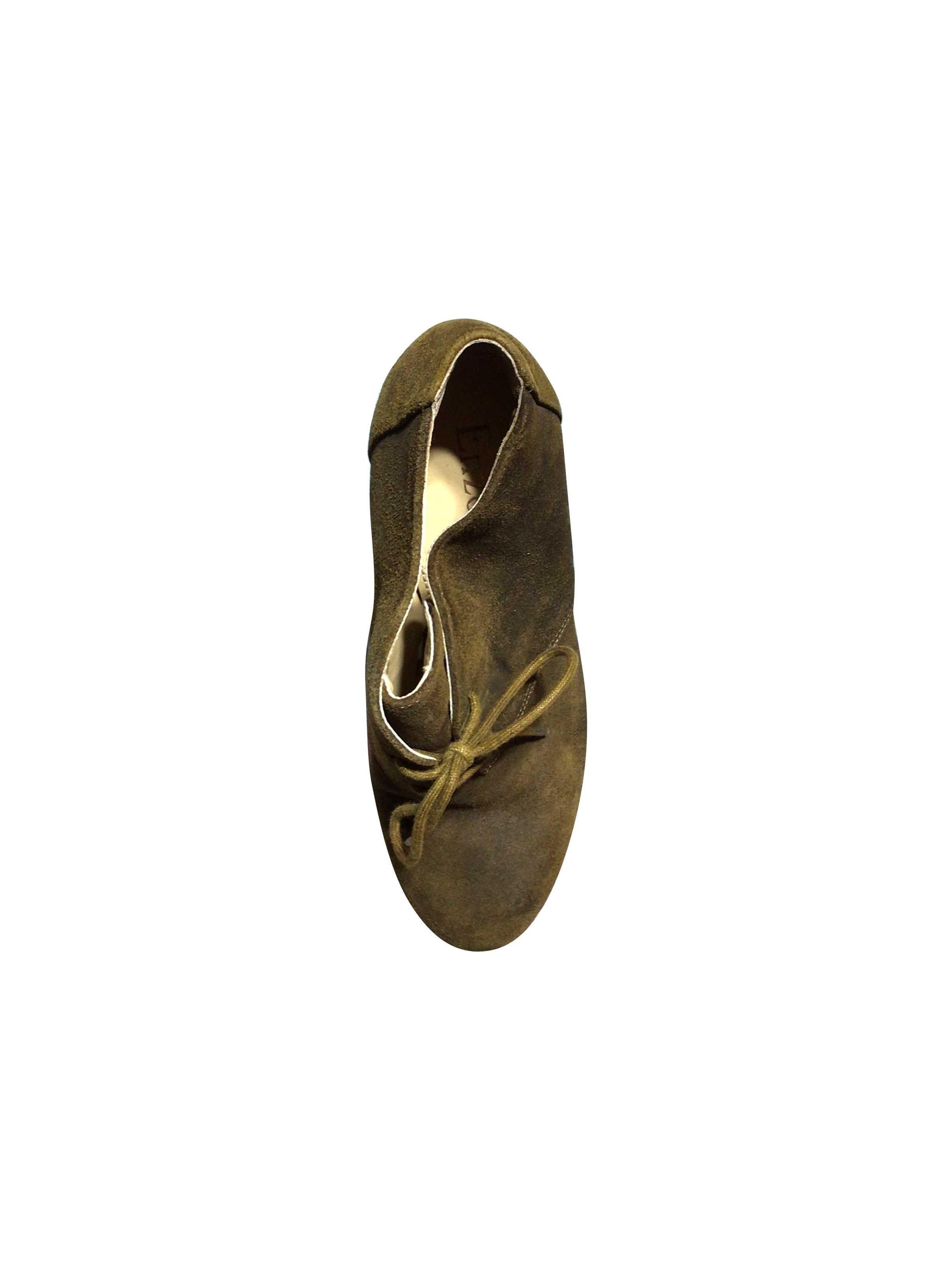 ENZO Boots in Green - 8 - Velora