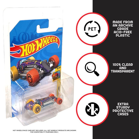 Hot Wheels Blisters EVORETRO Protective Case for Mainline and Matchbox